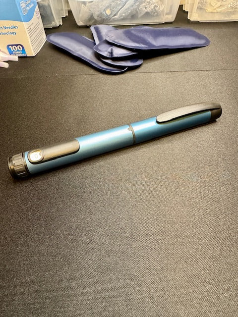 Blue Metal Pen