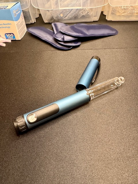 Blue Metal Pen